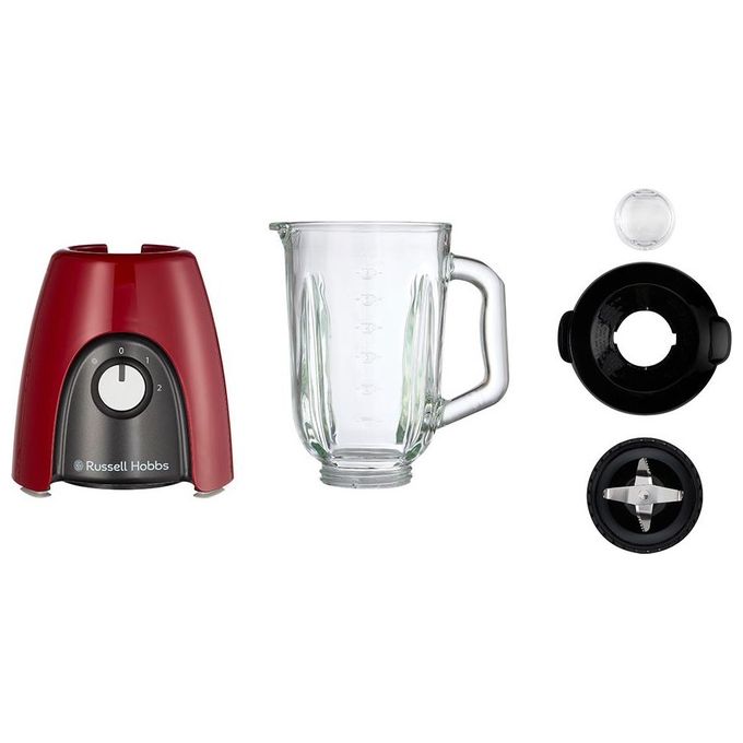 Russell Hobbs 27120-56 Desire Frullatore da tavolo 1.5 L 650 W 2 velocita' funzione pulse lame inox senza BPA colore Rosso
