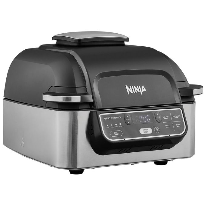 Ninja AG301EU Grill e Friggitrice ad Aria 5 Funzioni di Cottura 5.8 Litri Nero