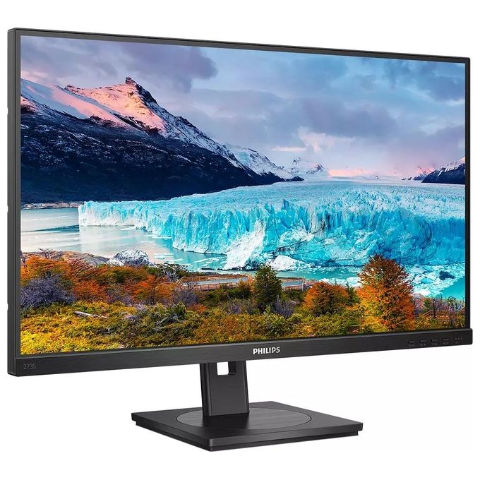 Philips 273S1-00 S Line Monitor PC 27'' IPS Full HD 1920x1080 75Hz USB-C Hub Altoparlanti Integrati VESA 100x100 colore Nero