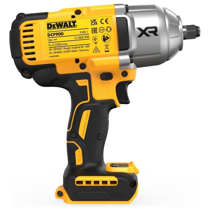 DeWALT DCF899P2-QW Chiave di Impatto 1-2'' 1900 Giri-min 20 V con 2x Batteria 5.0 Ah e Valigetta colore Nero Giallo 1356