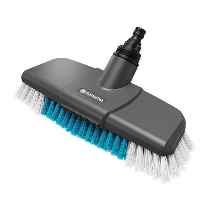 Gardena 18816-20 Cleansystem Hard Idrospazzola per Superfici Grandi setole dure colore Nero Blu Bianco