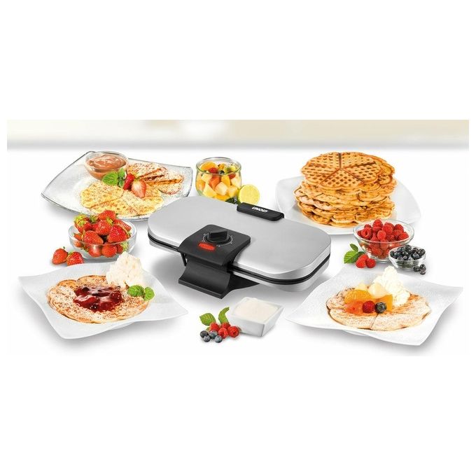 Unold Piastra per Waffle 1200W Argento