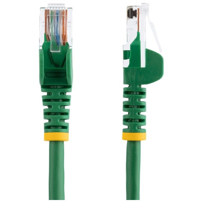 StarTech Cavo di rete CAT 5e - Cavo Patch Ethernet RJ45 UTP Verde da 2m  antigroviglio