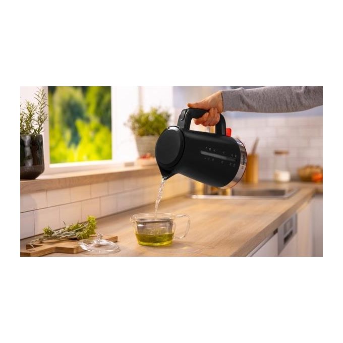 Bosch TWK4M223 MyMoment Bollitore Elettrico 1.7 L 2400 W Base 360° Filtro Anticalcare colore Nero