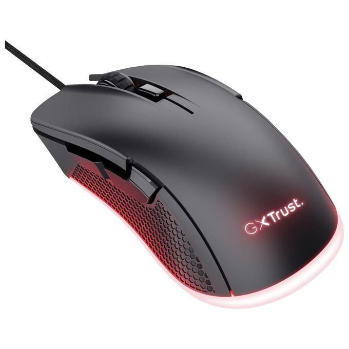 Trust GXT 922 YBAR Mouse Mano Destra USB tipo A Ottico 7200 DPI