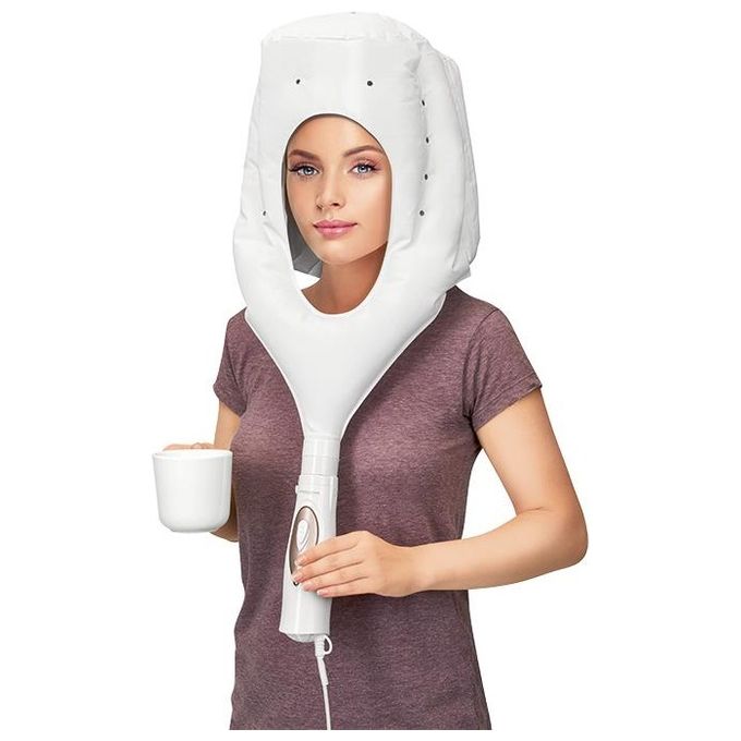 ProfiCare PC-HTH 3003 Asciugacapelli Cuffia Morbida 400 W Ionica 2 Velocita' 2 Temperature Getto Aria Fredda colore Bianco