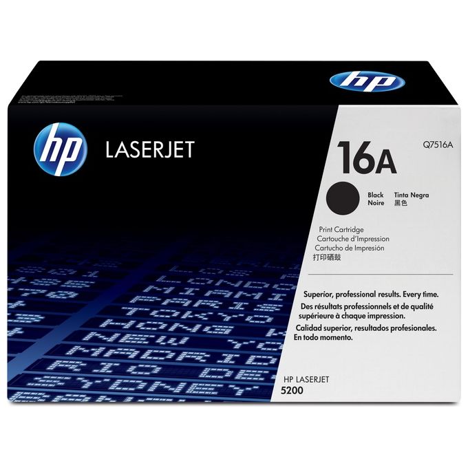 Hp toner nero 12000 pagine per laserjet 5200