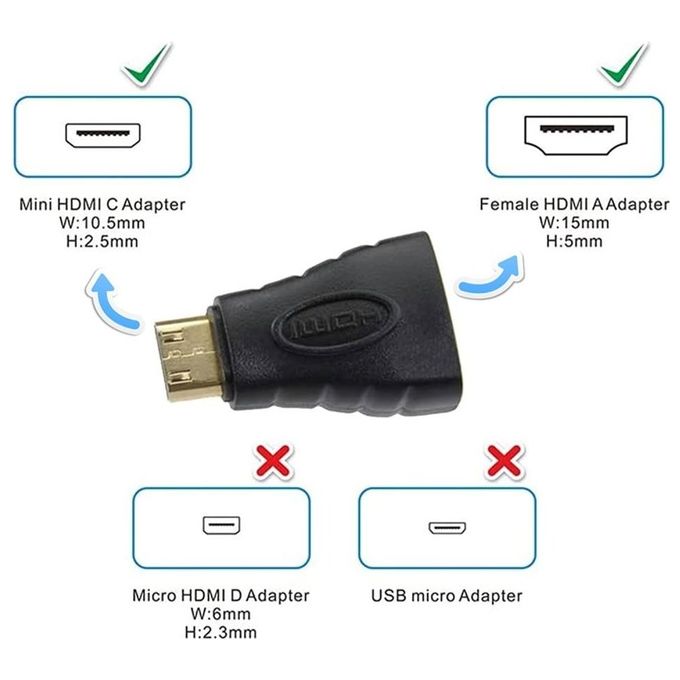 Techly Adatattore da Hdmi a Mini Hdmi Tipo C F-M