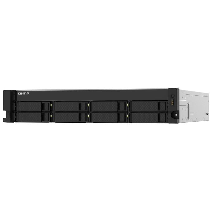 QNAP TS-832PXU-RP-4G TS-832PXU Server Nas 8 Alloggiamenti 4 GB DDR4 Annapurna Labs AL324 Quad-Core 1,7 GHz 2U Rack 2x10GbE SFP+ 2x2,5GbE Alimentazione Ridondante colore Nero