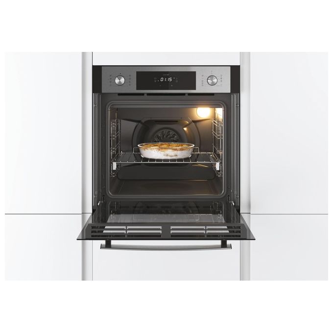 CANDY 33703066 Elite Forno da incasso Elettrico Multifunzione 70 L Classe A Wi-Fi Bluetooth Aquactiva Pirolitica (59.5x59.5x56.8 cm) colore Nero