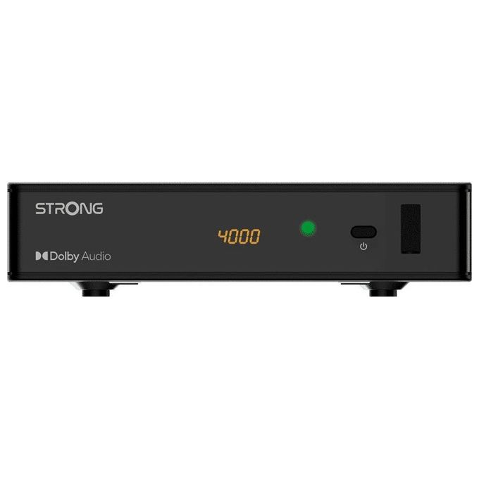 Strong SRT8215 Decoder Digitale Terrestre DVB-T2 Full HD 1080p Dolby Digital Plus HDMI USB LAN colore Nero