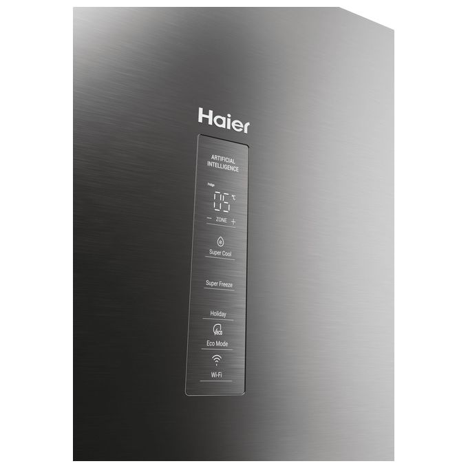Haier HDPW3618DNPK Serie 3 Frigorifero Combinato 352 L 185 cm Classe D 35 dB No Frost Wi-Fi colore Inox
