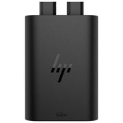 HP 600Q8UT Caricabatterie per laptop USB-C GaN 65 W con 2 porte USB-C colore Nero