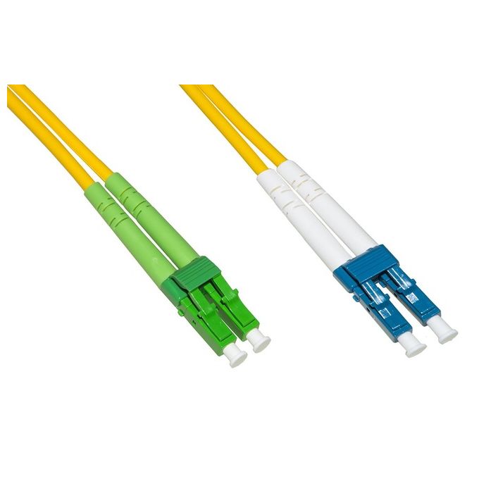 Link Cavo Fibra Ottica Lc Apc a Lc Upc Singlemode Duplex 5mt