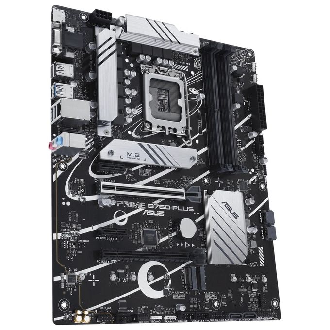 Asus PRIME B760-PLUS Scheda Madre ATX Socket LGA 1700 Chipset Intel B760 DDR5 192 GB PCIe 5.0 3x M.2 2.5Gb Ethernet