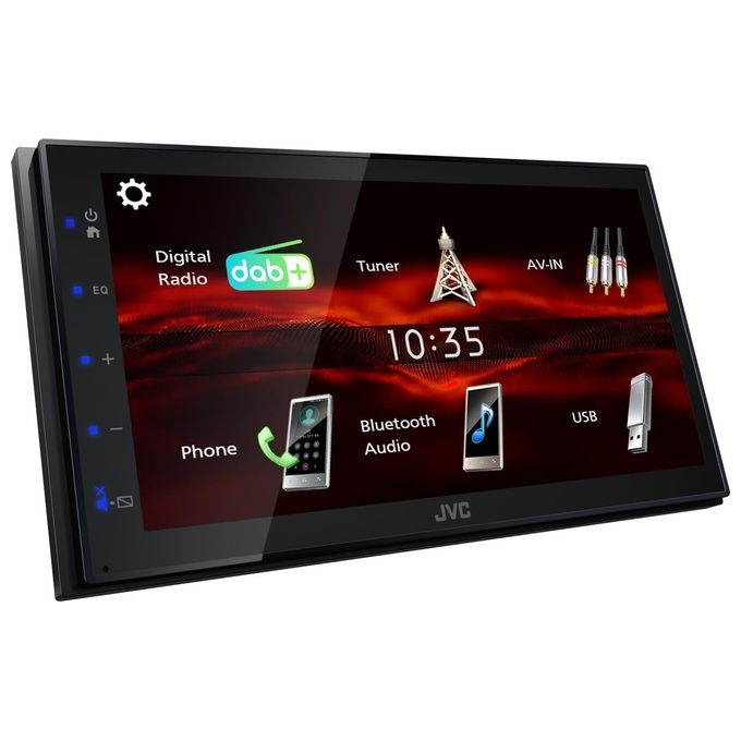 JVC KW-M180DBT Ricevitore Multimediale Auto con Bluetooth DAB+ Display 6.8'' Touch Capacitivo 180 W colore Nero