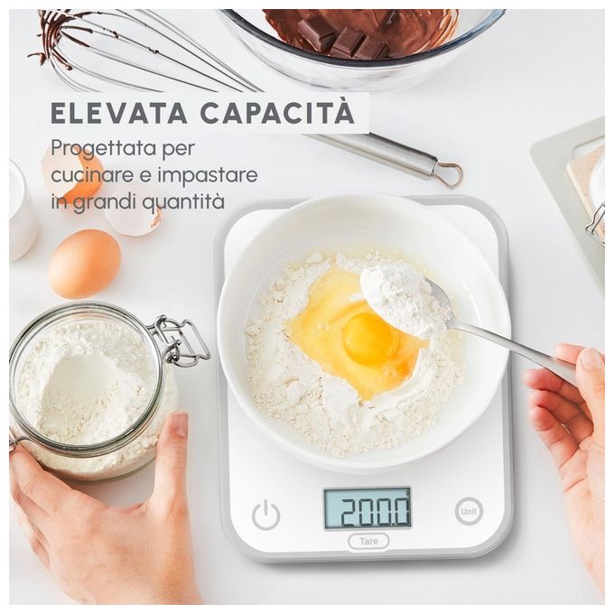 Moulinex BN50U0 Bilancia da Cucina Bianca