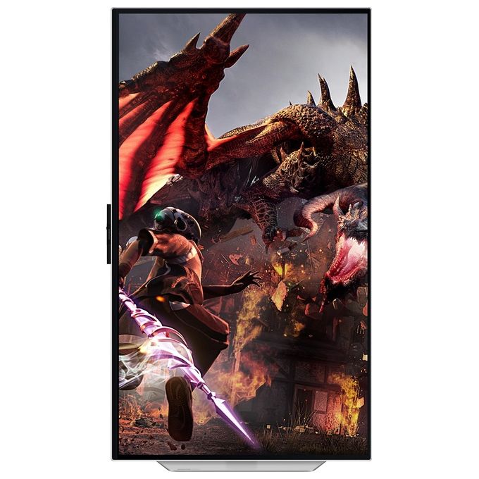 Samsung LS32DG800SUXEN Odyssey OLED G8 Monitor Gaming 32'' 4K UHD 240Hz 0.03ms FreeSync Premium Pro HDR10+ colore Argento