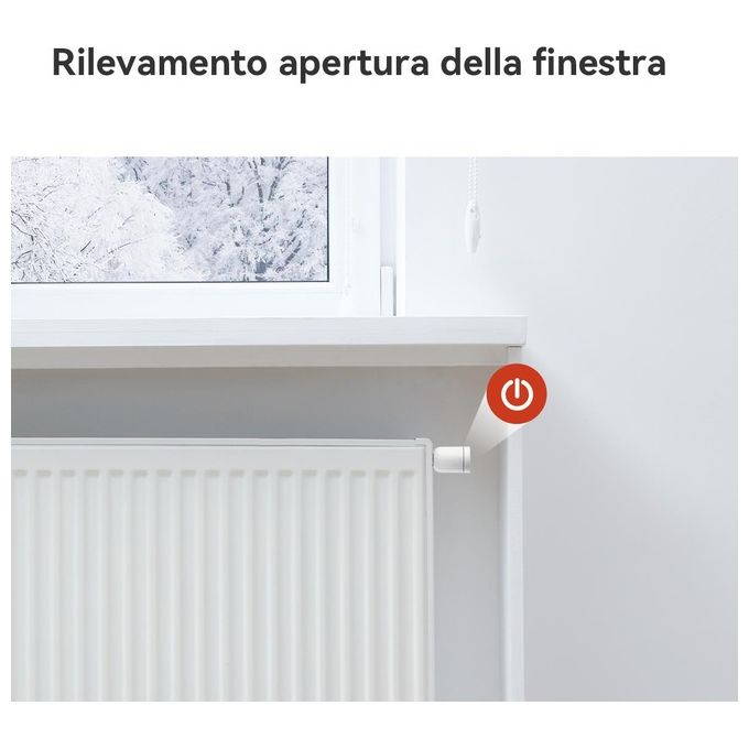 Imou TRV1 Termovalvola Smart ZigBee 3.0 Alexa Google Assistant 6 adattatori inclusi