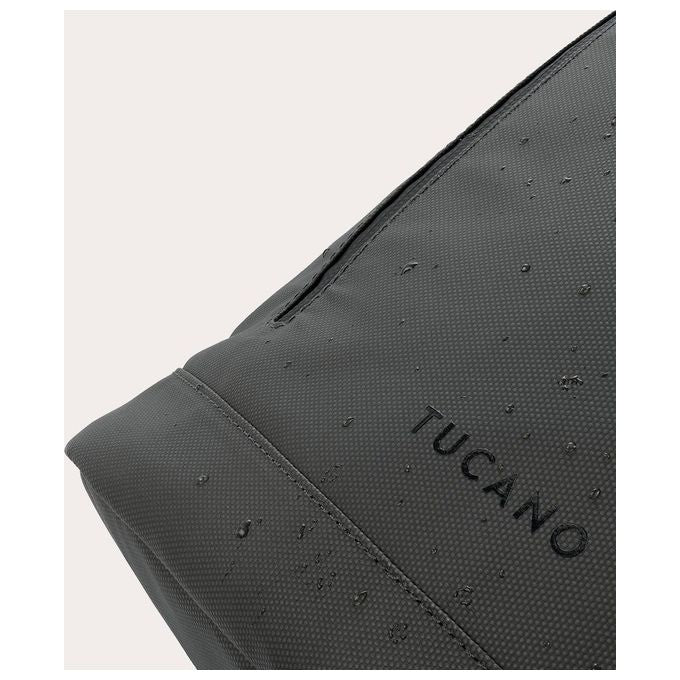 Tucano BKROL15-BK Rollo Zaino Porta PC per Laptop 15.6'' e MacBook Pro 16'' con Chiusura Rolltop in Tessuto Riciclato Water Resistant Spallacci Regolabili colore Nero