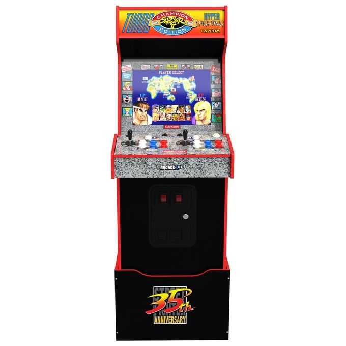 Arcade1up STF-A-202110 Capcom Legacy Yoga Flame Edition Cabinato Arcade 14 Giochi Wi-Fi Monitor 17'' colore Multicolore