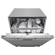 LG DB242TX Serie 2 Lavastoviglie Incasso 14 coperti Classe D QuadWash Wi-Fi EasyRack+ (55x60x82 cm) colore Noble Steel