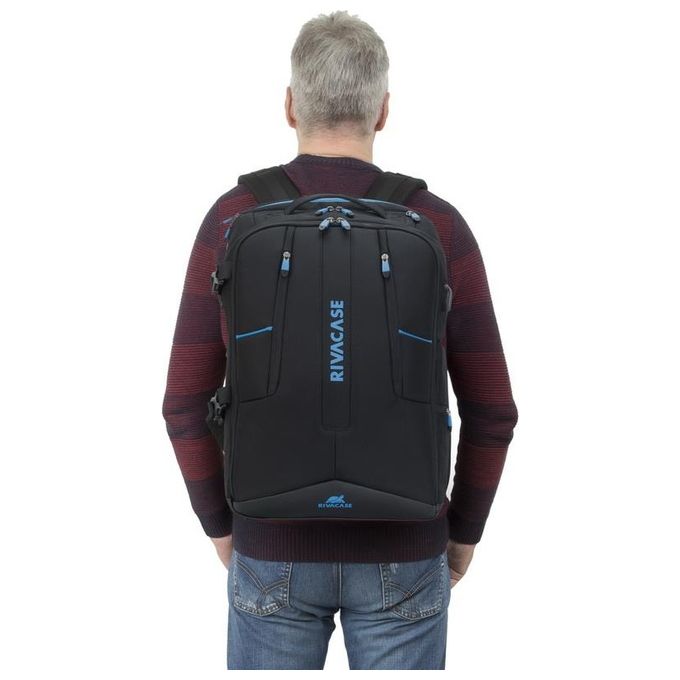 Rivacase Zaino da Gaming 17,3'' Nero