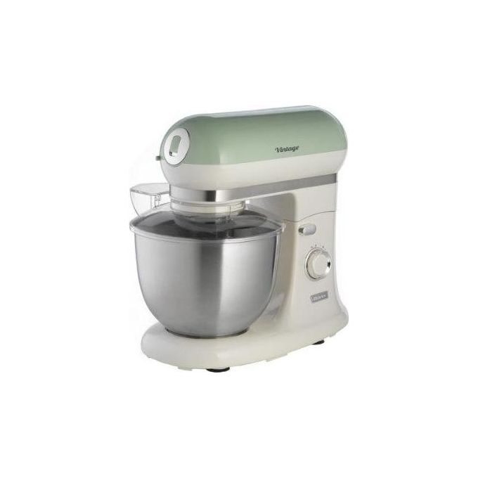 Ariete 1588 Vintage Impastatrice Planetaria Capacita' 5,5 Litri Potenza 2400W 7 velocita' Verde Pastello-Bianco