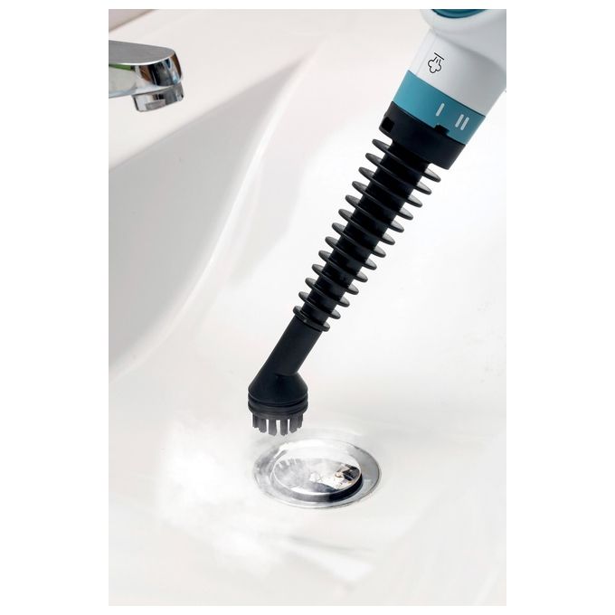 Ariete 4137 Vaporì Jet Pistola a Vapore 1050W 3.5 bar 250 ml Caldaia Alluminio Kit Accessori Incluso colore Bianco