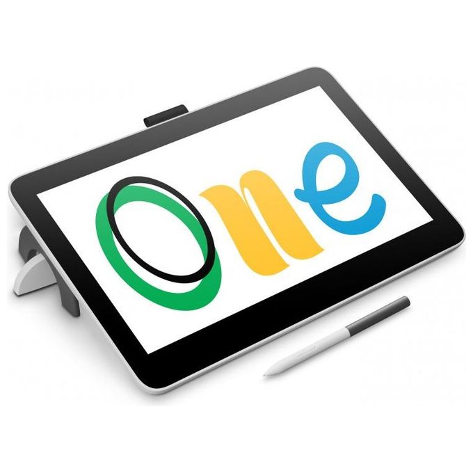 Wacom DTH134W0B One 13 touch Tavoletta Grafica Display Interattivo 13.3'' Full HD 1920x1080 2540 lpi Bianco