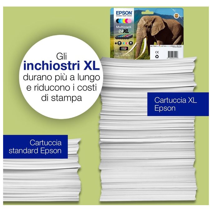Epson 24 5.1 ml magenta chiaro originale cartuccia dinchiostro per Expression Photo XP-55, 750, 760, 850, 860, 950, 960, Expression Premium XP-750, 850