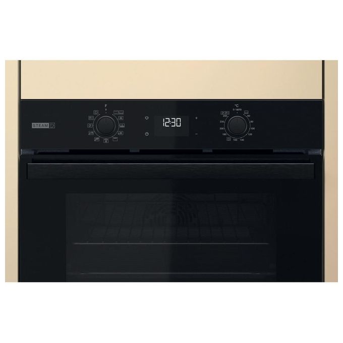 Whirlpool OMSR58RU1SB Elements Steam Forno da incasso Elettrico 71 L Classe A+ Pirolisi Vapore Cook3 Grill (60x60x55 cm) colore Nero