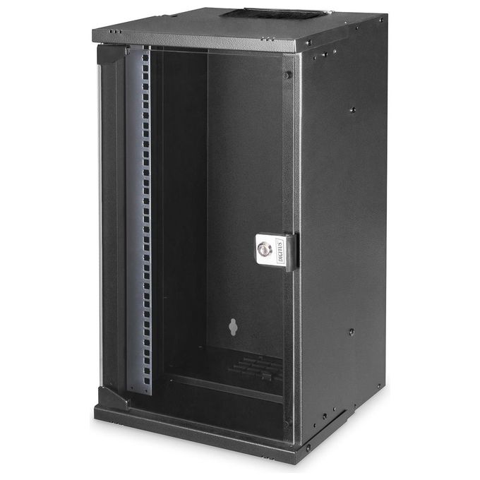 Digitus DN-49105 SOHO Pro Armadio Rack a Parete 10'' 12U 315x300 mm acciaio con serratura colore Nero
