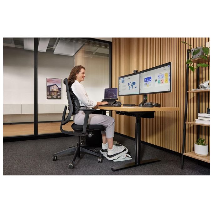 Kensington K75491IT Pro Fit Ergo KB675 EQ Tastiera Wireless Tenkeyless Ricaricabile QWERTY Italiano Compatibile Windows macOS con Connessione Bluetooth 2.4GHz e USB-C colore Nero