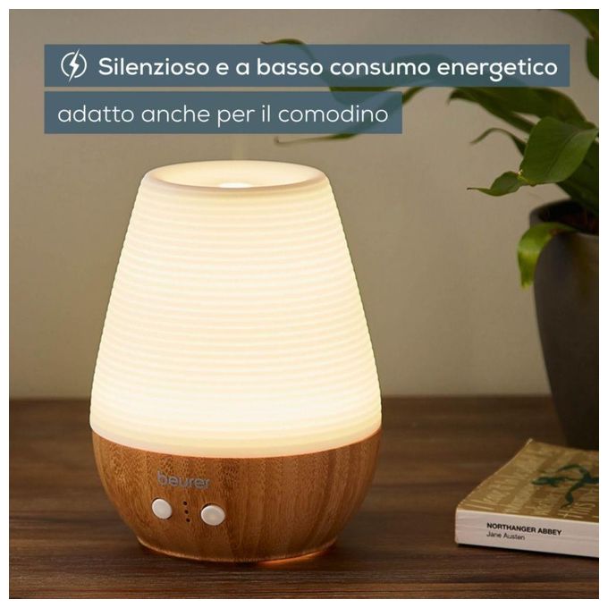 Beurer Diffusore di Aromi ad Ultrasuoni Luce Led 180ml 6 Colori