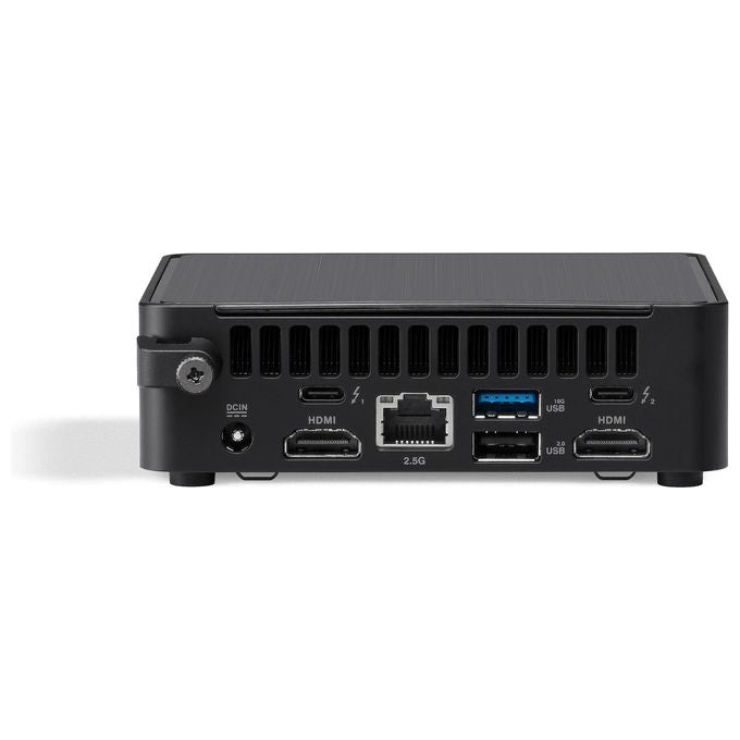 ASUS 90AR0062-M000E0 NUC 14 Pro Mini PC barebone Intel Core Ultra 7 155H DDR5-SDRAM SSD Wi-Fi 6E Bluetooth 5.3 90 W colore Nero