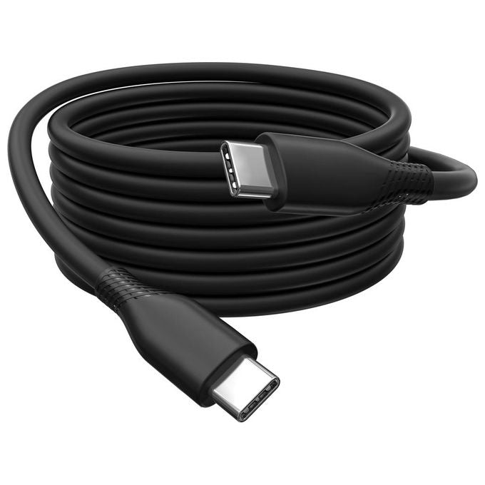 Digitus Cavo Ricarica Guaina Silicone Usb-C - Usb-C 0.5mt Usb 2.0 60W Nero