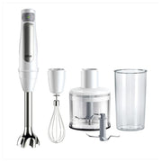 Braun MQ7035IW MultiQuick 7 Frullatore ad immersione 1000W PowerBell Vplus tritatutto 0,5L bicchiere 0,6L frusta colore Bianco