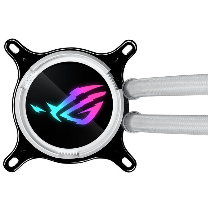 ASUS 90RC00T2-M0UAY0 ROG Strix LC III Kit di raffreddamento a liquido per CPU Pompa Asetek Gen7 v2 3 ventole da 120 mm ARGB colore Bianco