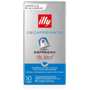 Illy Capsule Decaffeinato Compatibili con Nespresso 10 Pezzi
