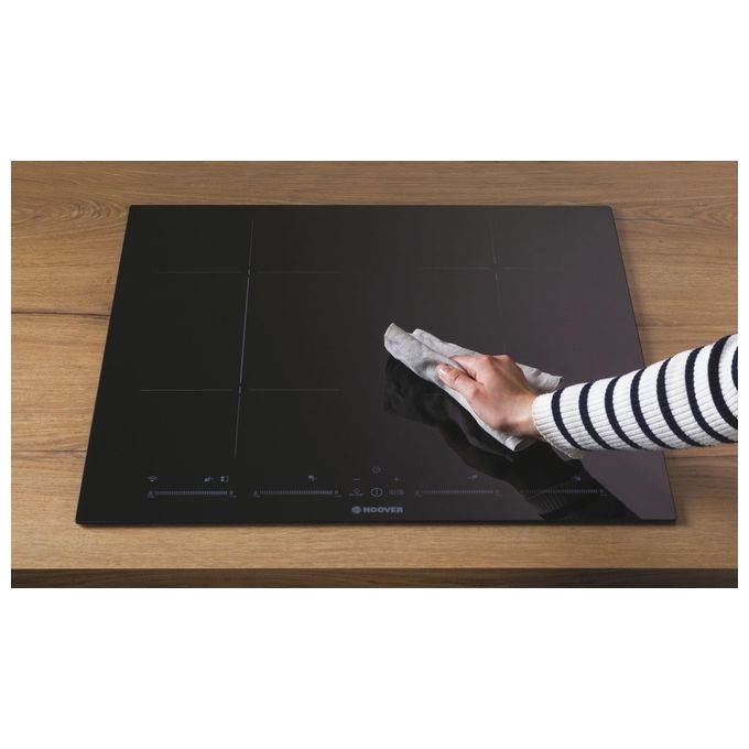 Hoover HTPS64MCTTWIFI H-HOB 500 Piano cottura a induzione 59 cm 4 zone Touch Wi-Fi colore Nero