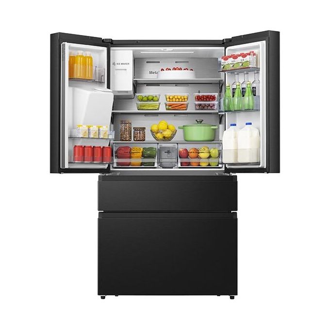 Hisense RF728N4SAFE Frigorifero Francia Porta totale 560 L Classe Energetica E Nero