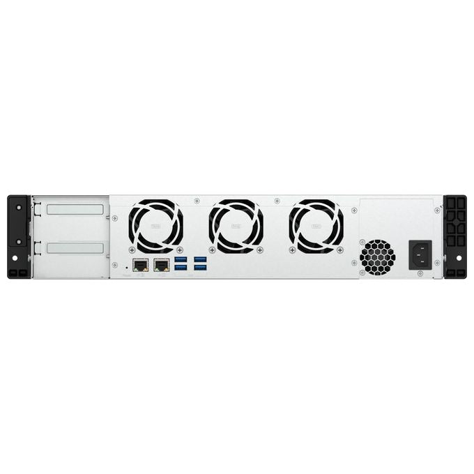 QNAP TS-855EU-8G TS-855eU NAS Rack 2U Intel Atom C5125 8 Core 8 GB DDR4 2 porte 2,5GbE colore Nero