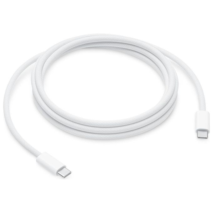 Apple MYQT3ZM-A Cavo di Ricarica USB-C 240W 2 m Tessuto Intrecciato colore Bianco