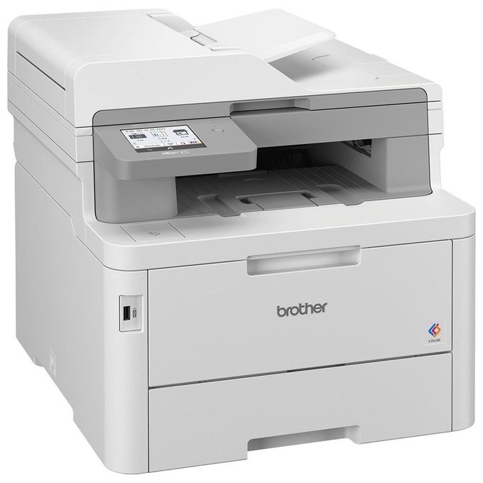 Brother MFCL8390CDWRE1 Stampante Multifunzione LED 4 in 1 30 ppm Fronte Retro ADF 50 fogli WiFi LAN NFC Touchscreen colore Bianco