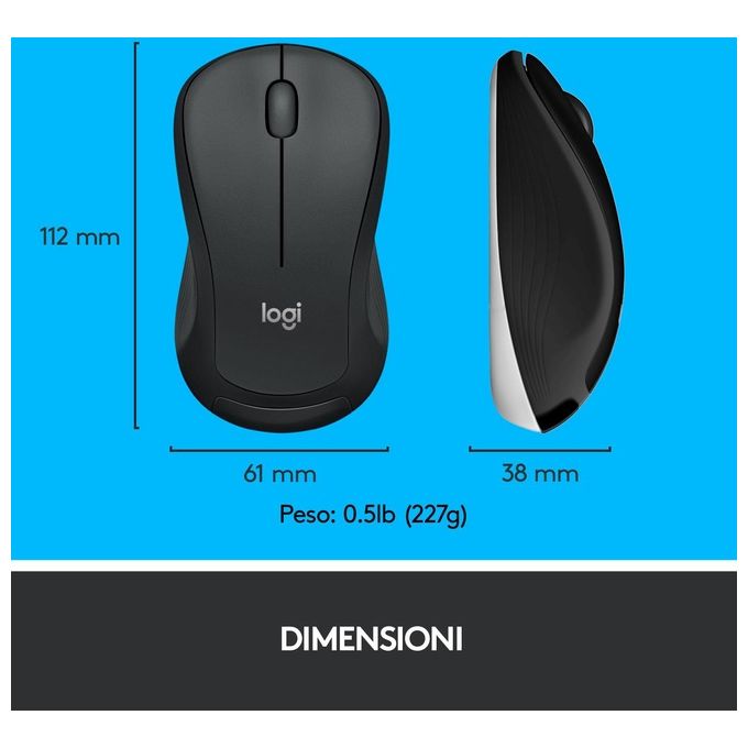 Logitech MK540 Advanced Set mouse e tastiera wireless 2.4 GHz QWERTY italiano