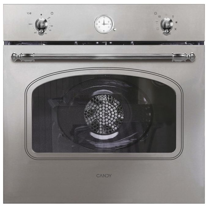 Candy FCC 604 X Forno Elettrico Multifunzione da Incasso Capacita' 65 Litri Classe energetica A 8 Funzioni 60 cm Acciaio Inox