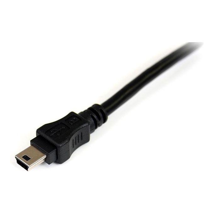 StarTech.com Cavo a doppia alimentazione per disco rigido esterno HDD a splitter Y - cavo USB A a mini B da 1,8m