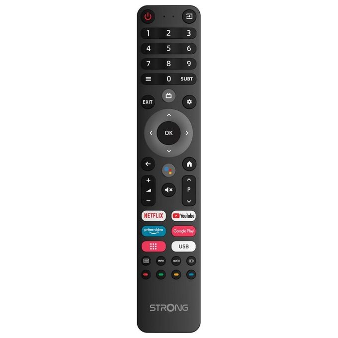 Strong SRT43UD6593 Smart TV LED 43'' 4K Ultra HD Android TV HDR10 Wi-Fi Bluetooth Google Assistant colore Nero