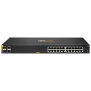HPE JL677A Aruba Networking CX 6100 Switch Gestito L3 24 Porte Gigabit PoE Classe 4 4 SFP+ 370 W colore Nero
